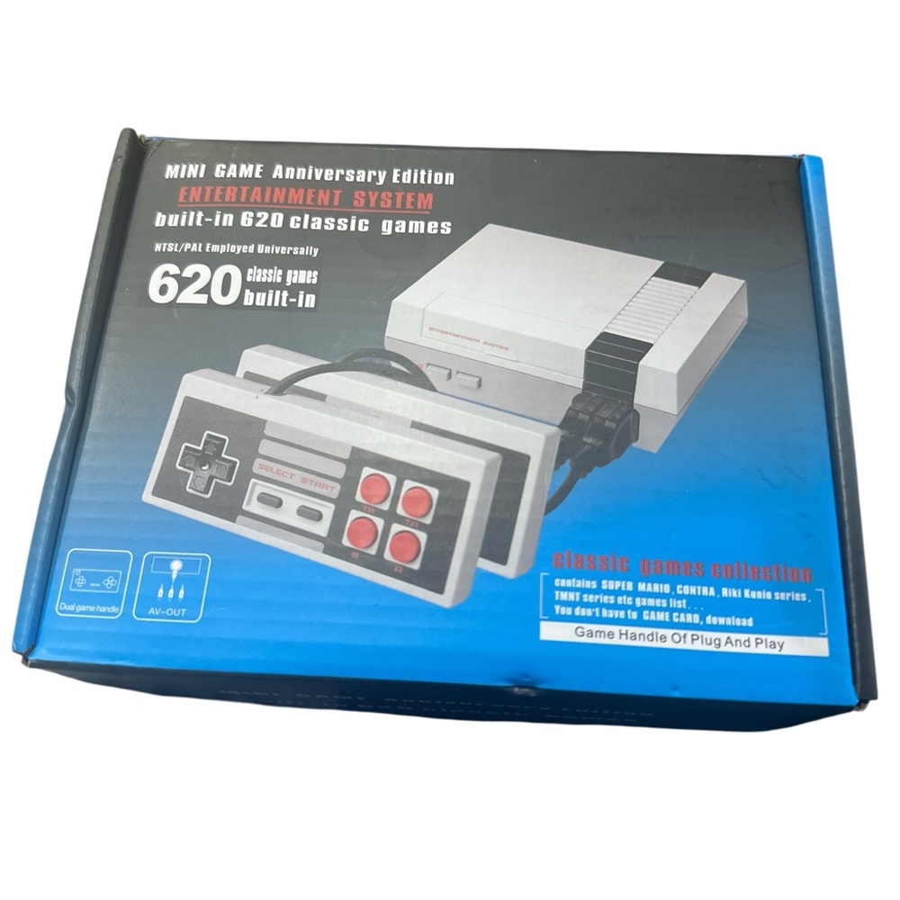 Anniversary Edition Mini Game Console with 620 Built-in Games - New in Box.